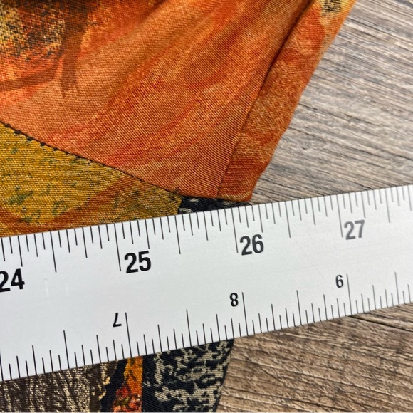 Vintage CAROLE LITTLE Blazer Women 16 Patchwork Art To Wear Oversized Rayon USA - Picture 13 of 15